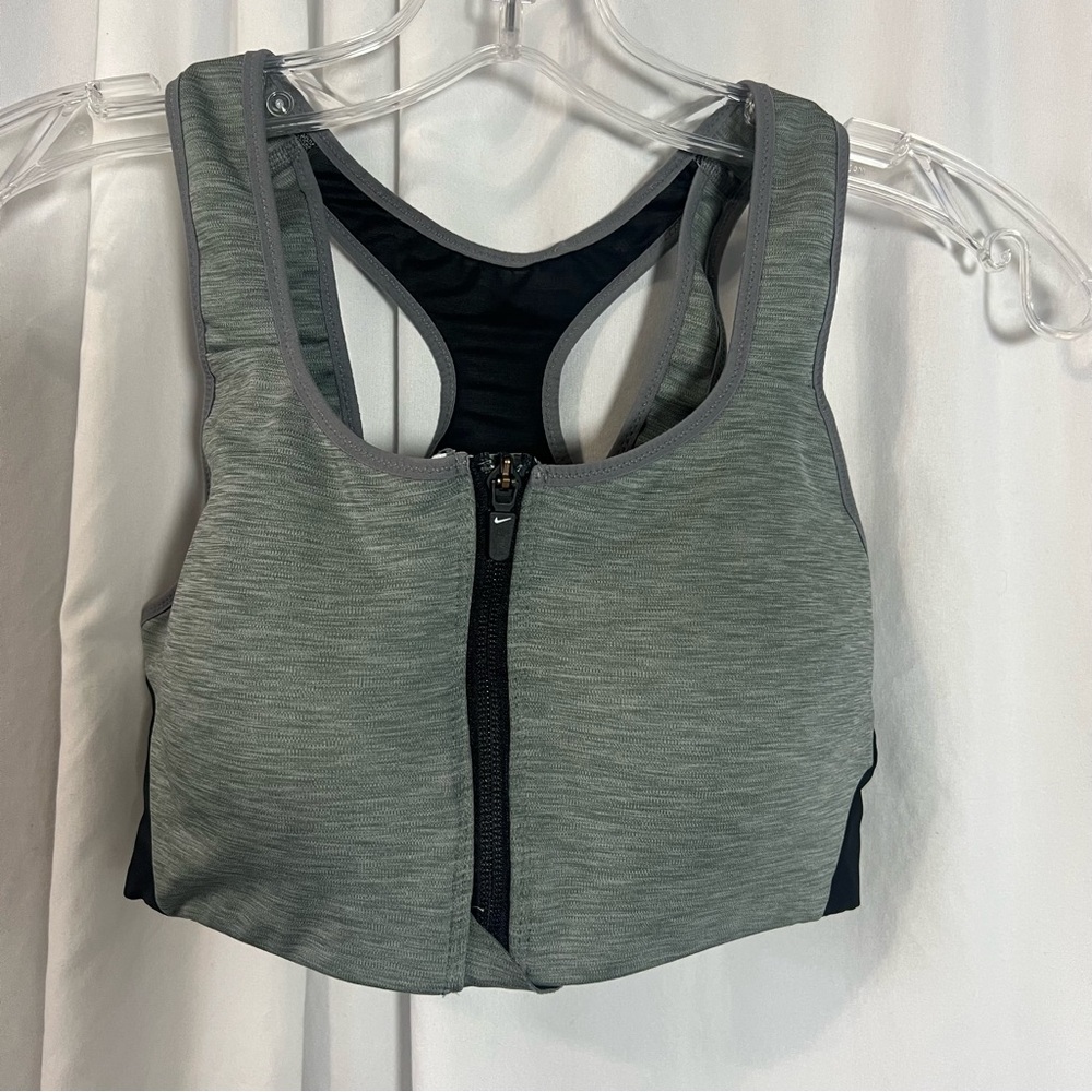 Nike Dri-Fit Women's Hight Support Padded Zip-Front Sports Bra